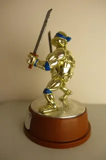 Ninja turtle "Leonardo", limited edition, 1992, ca. 15 cm hoch.